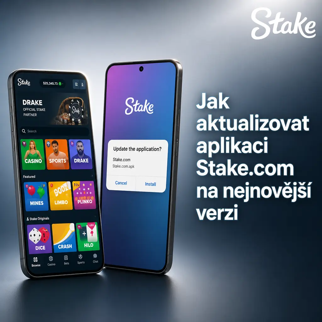 Návod na stažení a instalaci nejnovější verze aplikace Stake.com mimo Google Play