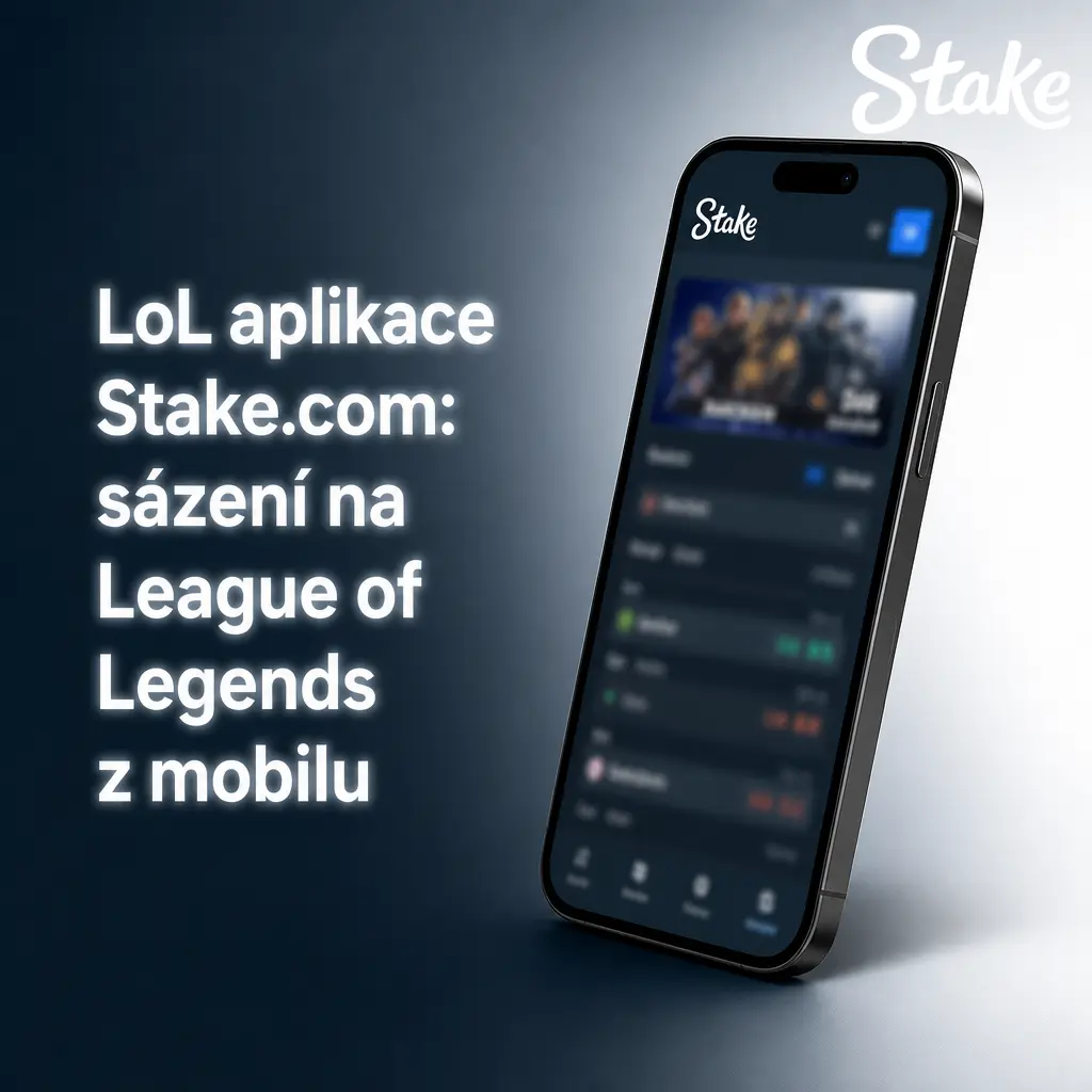 Mobilní aplikace Stake.com pro sázení na League of Legends s živými kurzy a rychlým vkladem