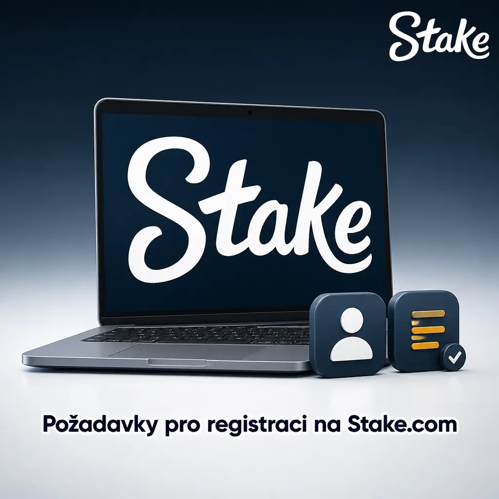 Požadavky pro registraci na Stake.com: věk 18+, platný e-mail, jeden účet na osobu a souhlas s podmínkami.