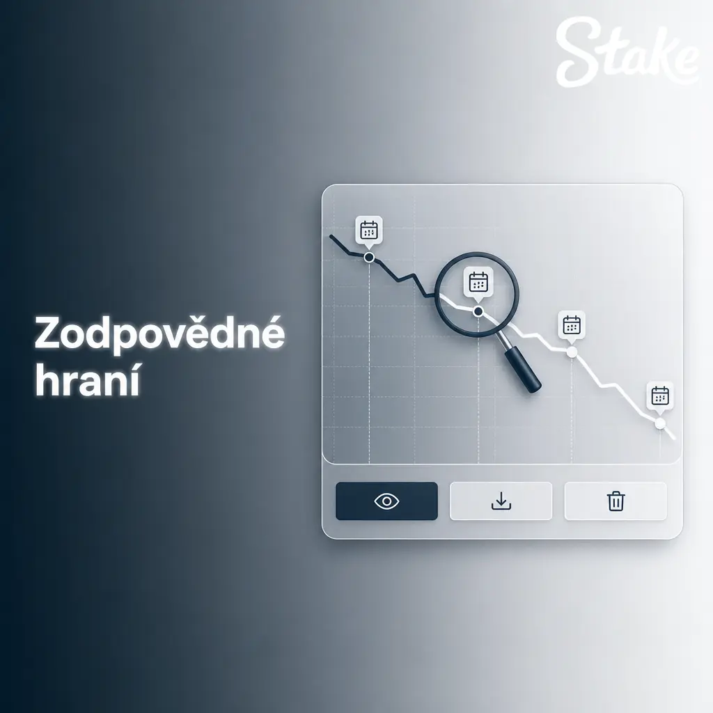 Ikona zodpovědného hraní na Stake.com s nástroji pro limity vkladů, sebevyloučení a kontrolu sázek