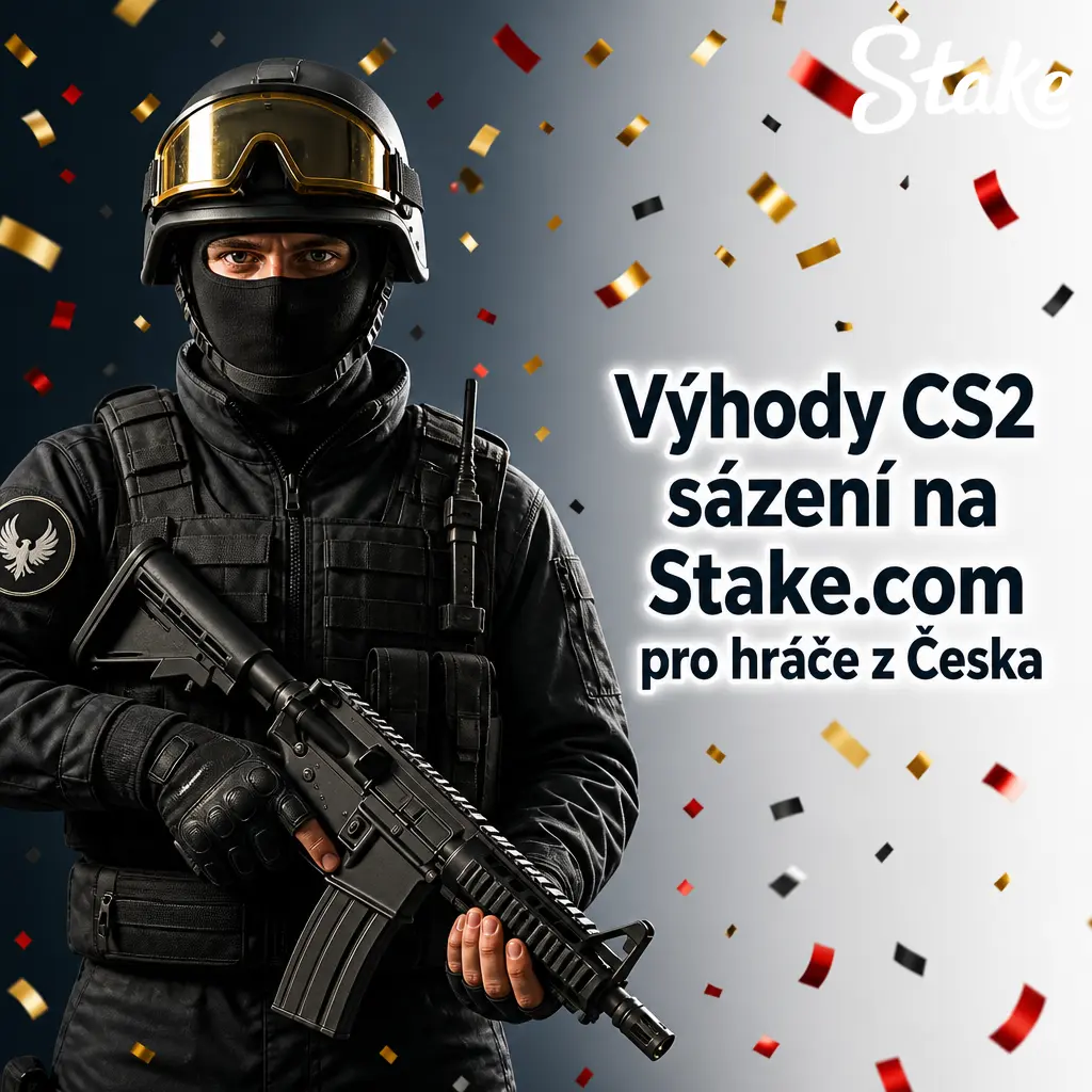 Výhody CS2 sázení na Stake.com pro české hráče: vysoké kurzy, platby v CZK, kryptoměny a podpora v češtině