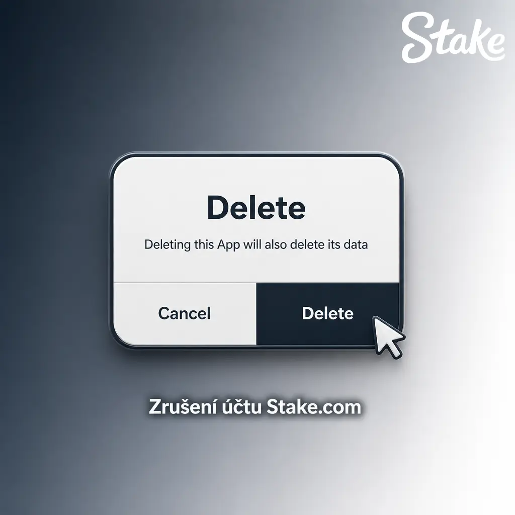 Návod na zrušení účtu Stake.com krok za krokem přes nastavení profilu a odpovědné hraní
